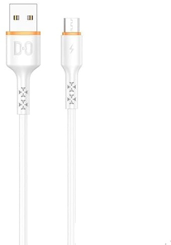 Générique Câble Data Micro USB vers USB - 1m - Blanc - (Compatible, Blister)