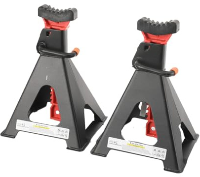 NICCOO Axle Stands 6 Ton Car Jack Stands Vehicle Support Stand Lifting Tool 390-585mm Adjustable 2PCS For Car Van Trailer Caravan