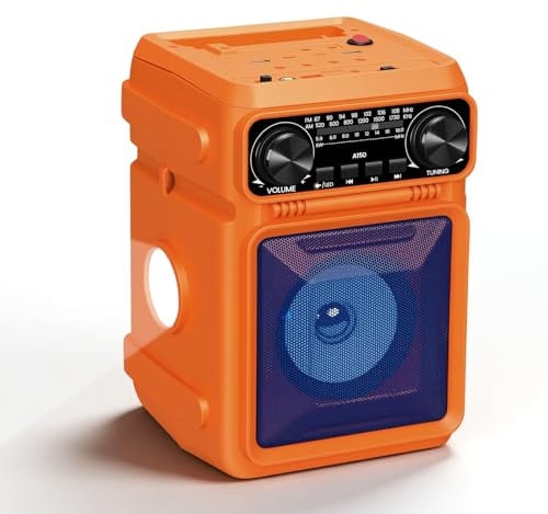 Stoccaggio di energia con sistema audio e karaoke, 24000 mAh, alimentato da pannelli solari, karaoke all'aperto/campeggio/festa