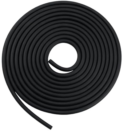 Gkhlg 1 Piece Black Backer Rod Gap Filler for Homeowners DIY Enthusiasts Backer Rod for Gaps and Joints Versatile Rubber Door Seal Foam Filler for Gaps Cracks Windows Doors and More