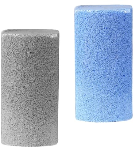 Ciieeo Fußsohlen Peeling Bimsstein 2 Stück Hornhautentferner aus Belastbarem Schaumglas 10X5X3,5cm für Pediküre und Fußpflege zu Hause und Reisen