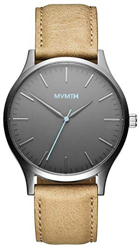 MVMT Watches 40 Series Herren Uhr Gunmetal/Sandstone Leather