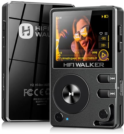 HIFI WALKER H2 DAP High Resolution Hifi Lossless Bluetooth Portable Digital Audio Music Player