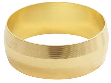 SOMATHERM FOR YOU, Bagues en laiton Ø16 pour raccords à compression - Sachet de 5 pièces - Idéal pour plomberie, réseaux d'eau sanitaire et chauffage - Compatible tube cuivre