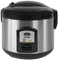 Mesko MS6411 Arrocera Eléctrica 1,5 Litros Vaporera Rice Cooker, Función Mantenimiento de Calor, Arroz Hervido, Sushi, 8-10 Raciones, Cocina al Vapor, Antiadherente, Acero Inoxidable, 1000W