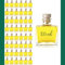ESENCIA ANDALUSI Bottiglie Vuote di Vetro, Liquore, Olio, Aceto - Quadrate 100 ml Con Sughero Sintetico Bianco (48 Unità)