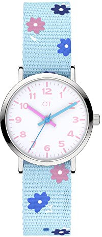 Cool Time Kids Armbanduhr mit Nylon Armband (türkis)