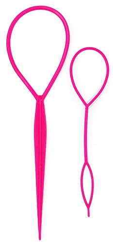 iTauyees Frisurenhilfe, Haar Tail Twister Band Dutt Styler Haartwister Hair Twister, Rose