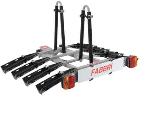 PORTABICI POSTERIORE DA GANCIO TRAINO BOOSTER 4 BICI