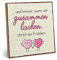 ARTFAVES® Wandbild Holzschild mit Spruch - Wenn wir zusammen lachen - Türschild Retro Vintage Deko Bild Geschenk - Freundschaft, Liebe
