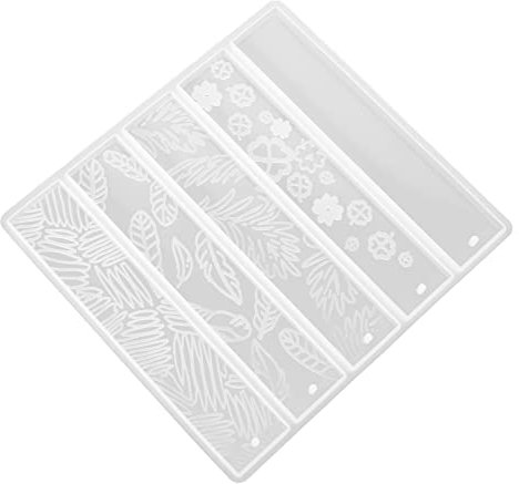 SEWACC Lesezeichenform Harzform Für Lesezeichen Zum Selbermachen Flexible Silikonformen Lesezeichen Gie?en Formen Schmuck Diy Handwerk Form Kieselgel Bücher Kristall-epoxy Student