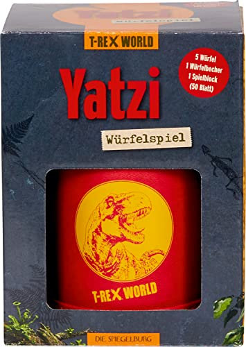 Die Spiegelburg - Yatzi Würfelspiel, T-Rex World, 18046