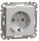 Schneider Electric Merten MEG2380-0460 Schuko-Steckdose 16A TPM Aluminium System M, Smart Steckdose, Kompatibel mit Amazon Alexa und Google Home, Smart Home WiFi Steckdose