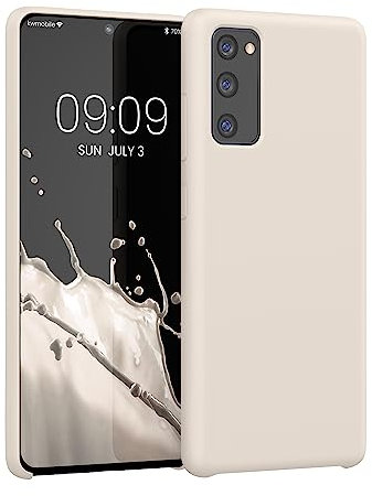 kwmobile Case Compatible with Samsung Galaxy S20 FE Case - TPU Silicone Phone Cover with Soft Finish - Cream