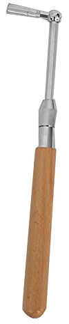 Hopbucan Professional Piano Tuning Hammer Wrench Octagon Core Hammer Solid Wood Handle Wrench Piano Tuning Tool Wrench