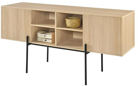 PADMA HOUSE Mueble para TV de hasta 65 pulgadas (Oak Without Drawe)