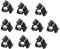 GuusCar Clip per isolamento e insonorizzazione 10x per Fiat 500, Punto, 500X - L 46804433, 7979.H8