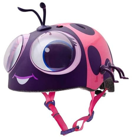 CPREME HELMET TODDLER GOOGLY LADY BUG FS PINK