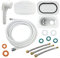 Shop SoftAir Kit Doccia Completo di Miscelatore Acqua Calda o Fredda da Incasso Tubo 5 Metri per Barca, Camper, Nautica (Kit Doccia in ABS Pulsante Leva)