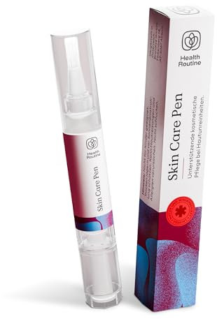 Health Routine Skin Care Pen — Crayons de soin de la peau avec huile d'amande, huile d'arbre à thé et vitamine E — Ingrédients actifs 100% naturels — Stylo soin imperfections