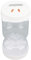 Pickle and Olive Hourglass Jar, 50oz Leakproof Airtight Pickle Container with Strainer, Dry Wet Depart Multipurpose Pickle Flip Jar, for Capers, Olive and Jalapenos