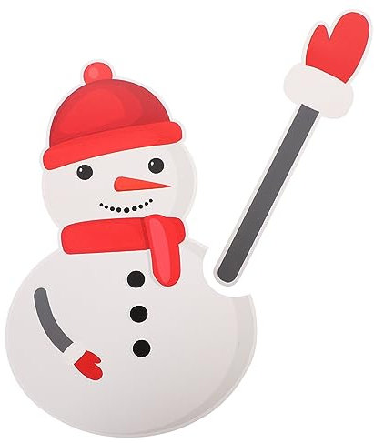 Anneome Scheibenwischeraufkleber Weihnachten Dekorative Autoaufkleber Schneemann Auto Fenster Dekoration für Lkw Fahrzeugaufkleber Selbstklebend Uv-beständig