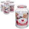 TWO TIGERS Pack Tarros de Cristal Redondo Tapa Vichy. Varios Tamaños a Elegir. Bote de Cristal, Cierre Giratorio para Conservas. Ideal para Legumbres, Pasta, Arroz (4L (4 uds))