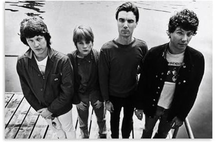 XFPOBH Poster auf Leinwand, Motiv: The Talking Heads, Rockband, Wandkunst, Bild, Heimdekoration, Druck für Schlafzimmer, Wohnzimmer, 30 x 45 cm, ungerahmt, 13 Stück