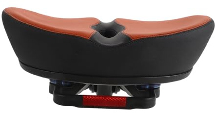 Fahrradsattel ohne Sattelnase 33x22x14,5cm Rennrad für Herren | Fahrradsattel Herren Bequem, PU Polsterung, Ergonomisches Design, für Rennrad und Mountainbike