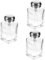 MERRYHAPY 3pcs Nail Polish Remover Pump Dispensers Glass Pump Bottle 10ml Travel Size