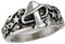 TOGEVAL 1Stk Pilzsternring vintage rings handschmuck Persönlichkeitsring pierścienie wladzy Bankettring Fingerdekor handgefertigter Schmuck Fingerring aus Legierung mann ring Silver