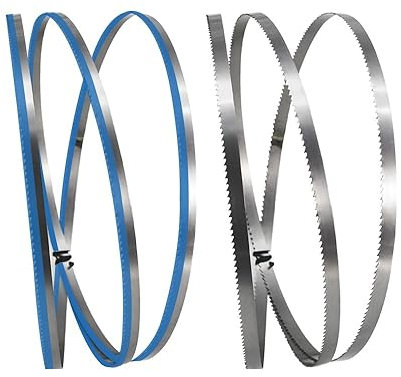 Bandsaw Blade Premium Quality, 2PCS 1490mm 10TPI Bandsaw Blades 1490x6.35x0.35mm Power Tool Accessories for Wood Band Saw schappach BASA 1.0 Iumber jack BS200