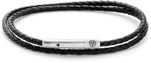 Lucleon by Trendhim Armband Herren | Collins 3 mm Wickelarmband aus Echtleder | Magnetverschluss | Dänisches Design | Stilvolles Accessoire für jeden Anlass