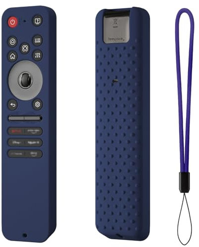 Funda protectora suave y duradera compatible con LG MR25GA Serie TV Remote C5, B5, G5, M5, MR25GA (azul oscuro)