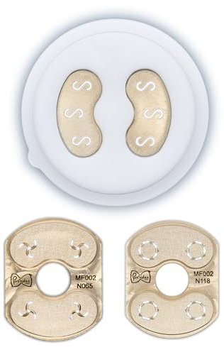 Pastidea - Set mit 3 Formen: Fusilli A3 8,5 mm, Casarecce, Maccherone Rigato kompatibel mit Philips Pasta Maker Avance und Serie 7000