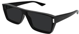 Saint Laurent SL 757-001 Black Rectangular Sunglasses