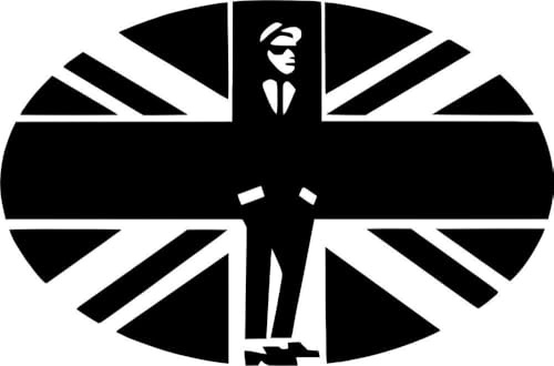 myrockshirt Ska Mods Mod Logo 20 cm Junion Jack Aufkleber Sticker Farbe&Größe wählbar Autoaufkleber