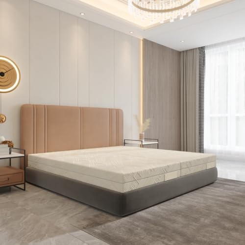 ERGOREST Bionara Naturlatexmatratze – 7-Zonen Airstream™ Latexkern, 100% Naturmaterialien, LinenPure™ Leinenbezug, Wendematratze, atmungsaktiv, ergonomisch