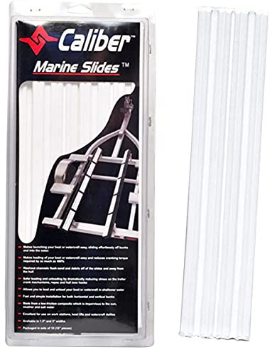 Caliber Marine Trailer 23011 Lot de 10 toboggans superposés Blanc 7,6 x 38,1 cm