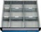 NORDWEST Handel AG Schubladen-U. -Material Front-H. 200mm f. B500xT600mm 2 Längs-/6 Quertrennwände