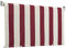Linea Garden Friend T1372028/E Tenda da Sole a Caduta, Riga Bordeaux, 200x8x250 cm
