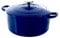BK Cookware Cocotte en Fonte Émaillée avec Couvercle, adapté à tous les types de cuisinières, induction et four, 28cm / 6.7L, Bleu Royal