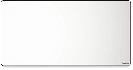 Glorious Gaming Cloth Gaming Mousepad (XXL Extended) - Bordi cuciti, superf. liscia per velocità e controllo, antisciv., lavabile in lavatrice, grande (910 x 460 x 3 mm) - Bianco