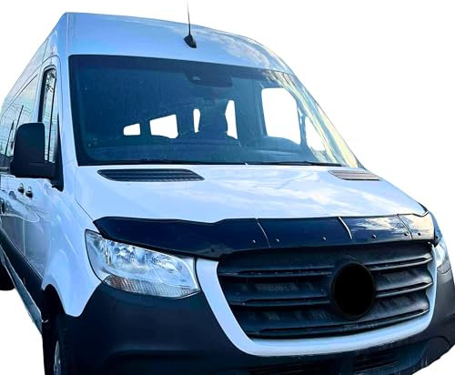 Motorhaube Deflektor Insektenschutz für Mercedes Sprinter 907 910 2018-25 Dunkel