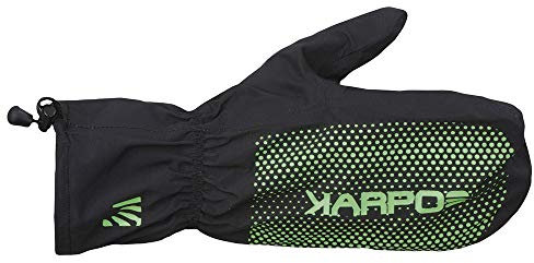 Karpos Lavaredo Rain Handschuhe, Black-Green Fluo, XL