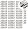 EYPINS 200 Pezzi Dadi Scorrevoli M6, Scanalatura 8,per Profilo in Alluminio 3030 3060 (Acciaio Zincato)