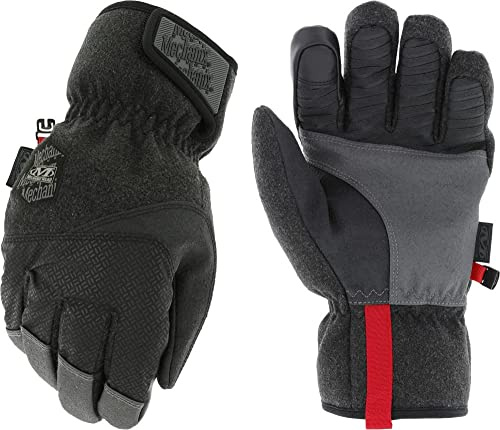 Mechanix Wear ColdWork Windshell Herren-Handschuhe, Schwarz Grau - XXL | Windfestes SoftShell & warmes Fleece, erstklassige PrimaLoft Gold Isolierung; Armortex-Verstärkung, touchscreen-fähig