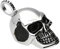 FILANGO Chirurgenstahl Kettenanhänger TOTENKOPF