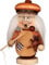 Christian Ulbricht Räuchermännchen Miniwichtel Teddybärmacher - 13,5 cm