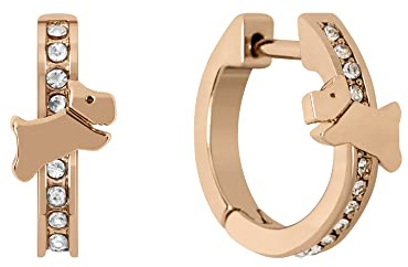 Radley Ladies 18ct Rose Gold Plated Clear Stone Set Huggies RYJ1290S